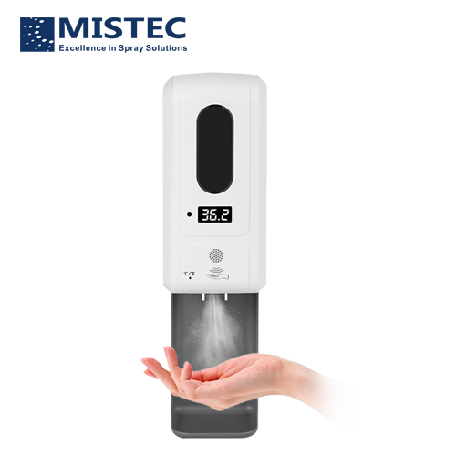 Automatic Hand Sanitizer Dispenser With Thermometer - Wall Mounted Automatic Hand Sanitizer Dispenser With Drip Tray