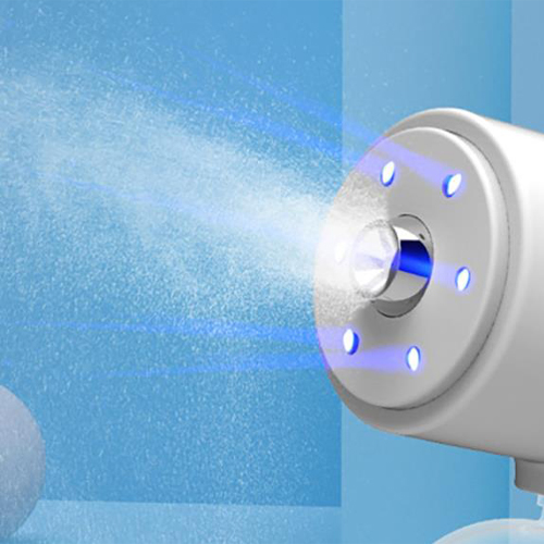 Disinfection atomizing nozzle failure inspection