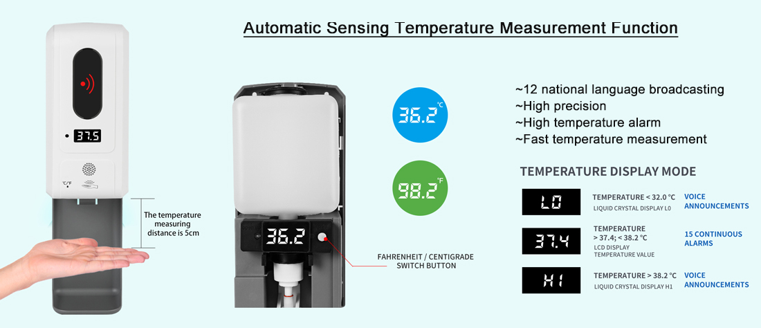  automatic hand sanitizer dispenser