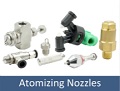 atomizng nozzle for the disinfection tunnels